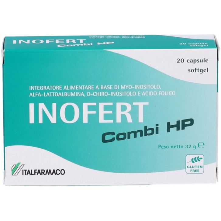 Inofert Combi HP Integratore per Ovaio Policistico 20 Capsule Softgel - Inofert
