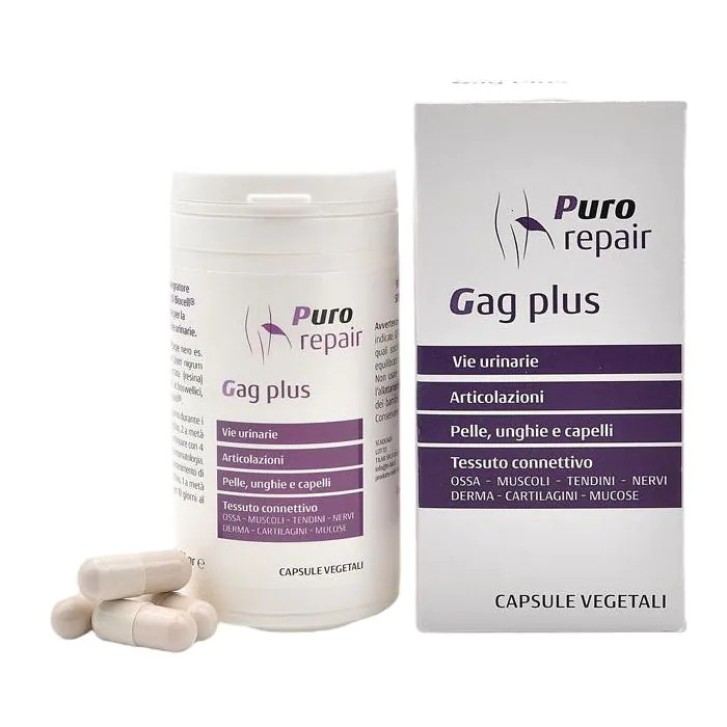 Purorepair GAG Plus Integratore per Vie Urinarie 40 Capsule - TILAB