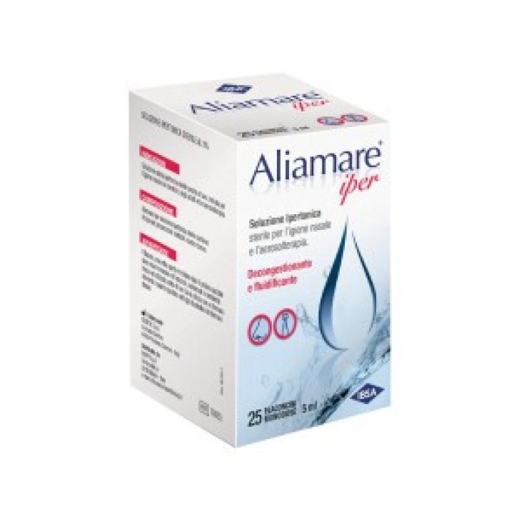 Aliamare Iper Soluzione Ipertonica Igiene Nasale 25x5ml - Aliamare