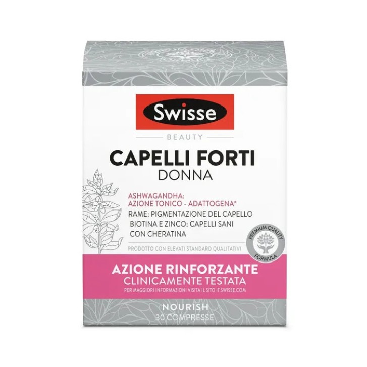 Swisse Capelli Forti Donna Integratore per capelli sani 30 Compresse - Swisse