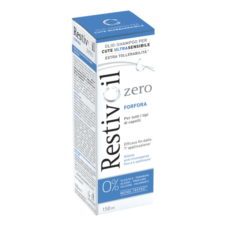 Restiv-Oil Zero Olio Shampoo Extra Delicato Antiforfora 150ml - Restiv-Oil