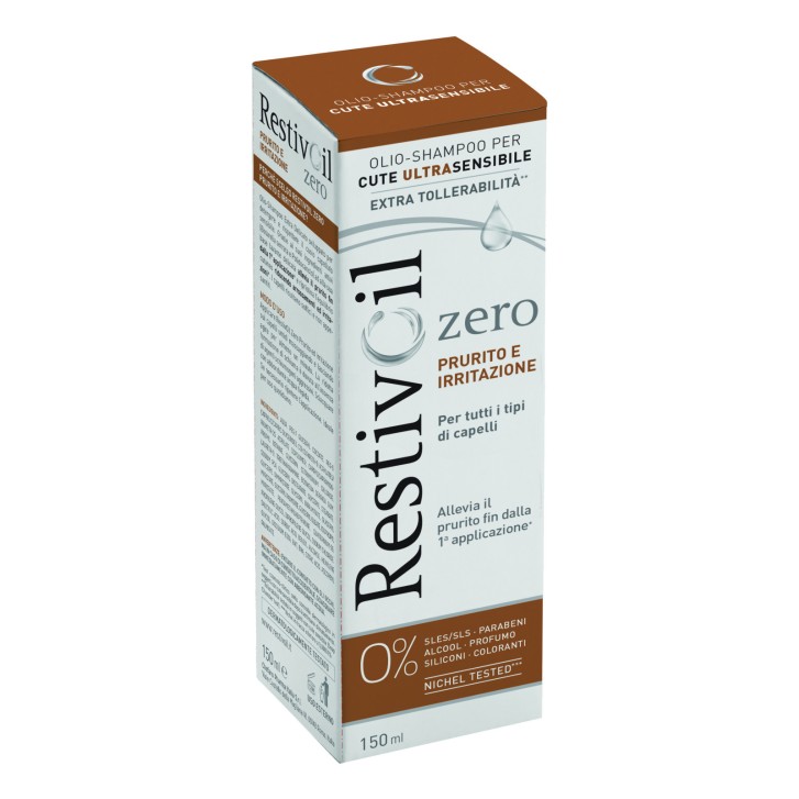 RestivOil Zero Olio-Shampoo Extra Delicato per Cuoio Capelluto Sensibile 150ml - Restiv-Oil