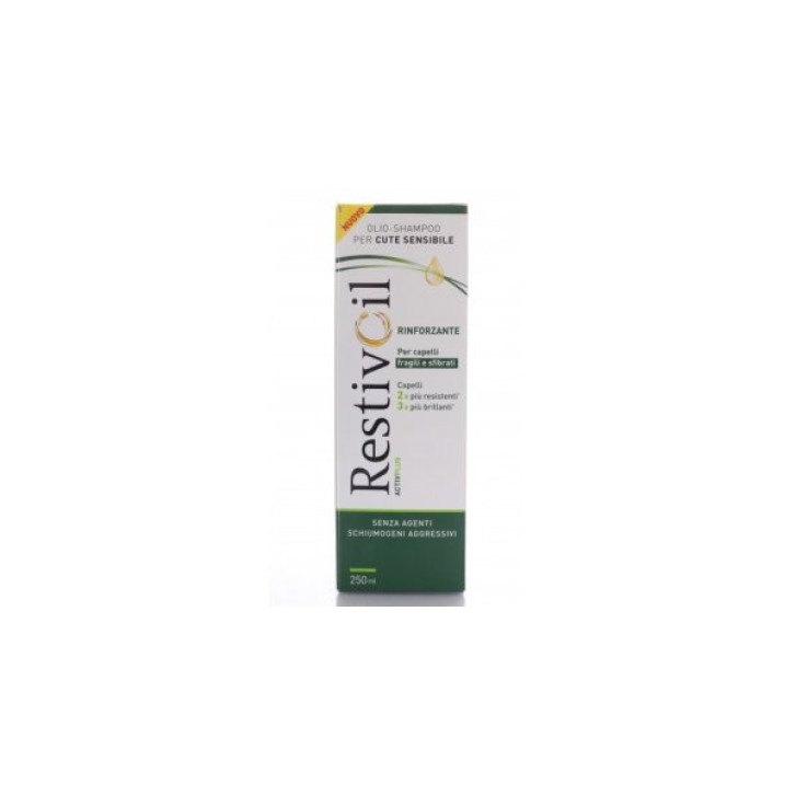 Restiv-Oil Activ Plus Olio Shampoo Rinforzante Capelli 250ml - Restiv-Oil