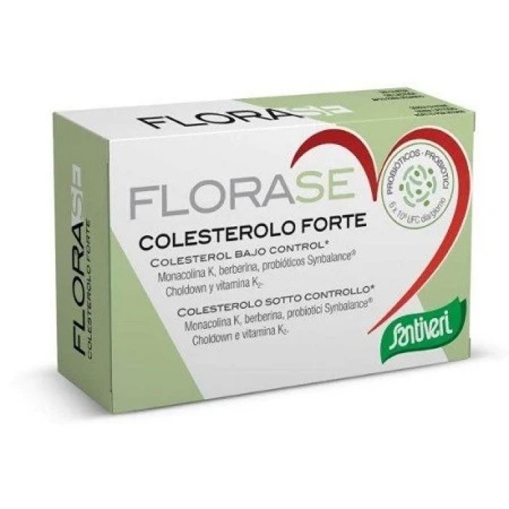 Florase Colesterolo Forte Integratore 40 Capsule - Santiveri
