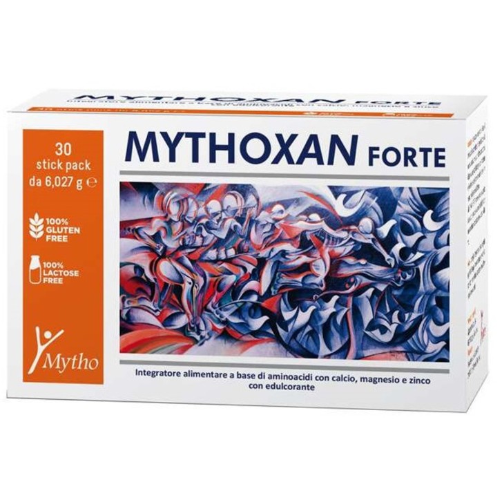 Mythoxan Forte Integratore Alimentare Aminoacidi e Sali Minerali 30 Bustine - MYTHOXAN Mythoxan Forte Integratore Alimentare Aminoacidi e Sali Minerali 30 Bustine - MYTHOXAN