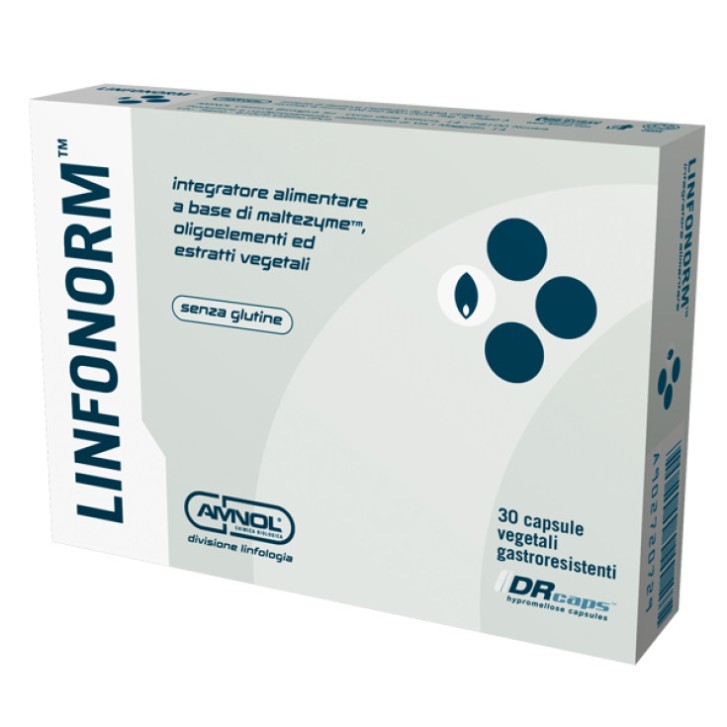 Linfonorm 30 Capsule Vegetali Gastroresistenti - Amnol