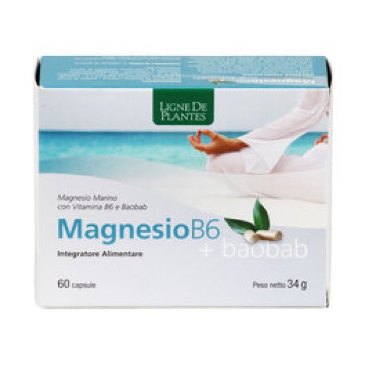 Magnesio B6 Baobab Integratore Alimentare 60 Capsule - Ligne De Plantes