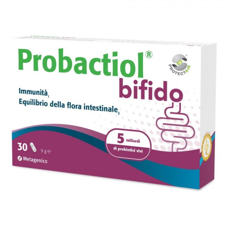 Probactiol Bifido Integratore Alimentare per Equilibrio Intestinale 30 Capsule - Probactiol Probactiol Bifido Integratore Alimentare per Equilibrio Intestinale 30 Capsule - Probactiol