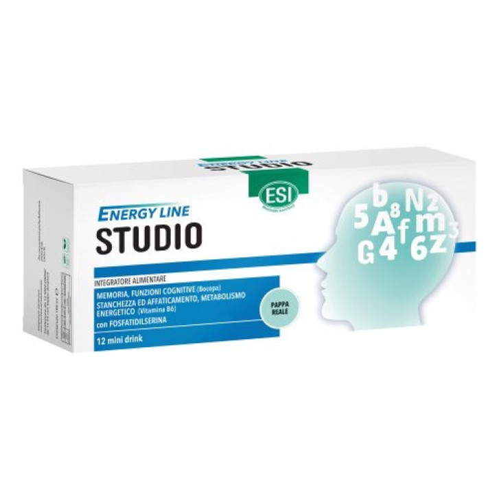 Energy Line Studio Integratore con Pappa Reale e Vitamine 12 Mini Drink - Esi
