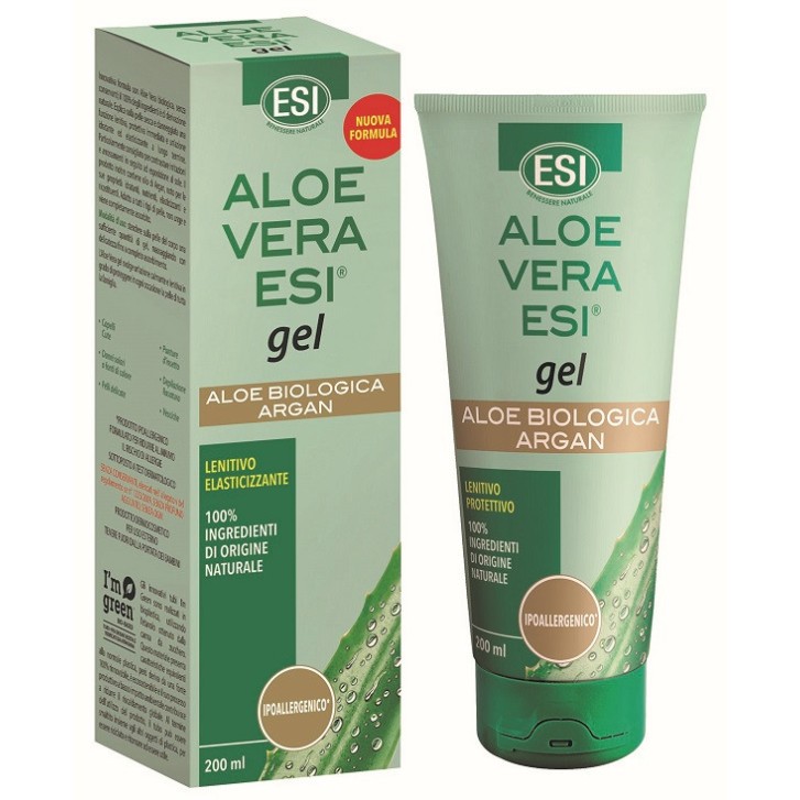 Aloe Vera Gel Argan Idratante e Lenitivo 200ml - ESI