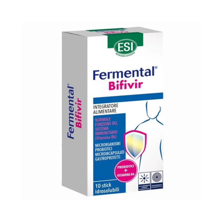 Fermental Bifivir ESI Integratore per Intestino e Sistema Immunitario 10 Stick Idrosolubili - ESI