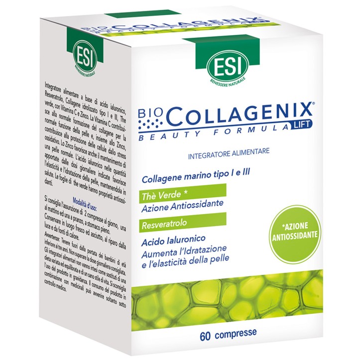 Biocollagenix Antiossidante Integratore Pelle 60 Compresse - ESI