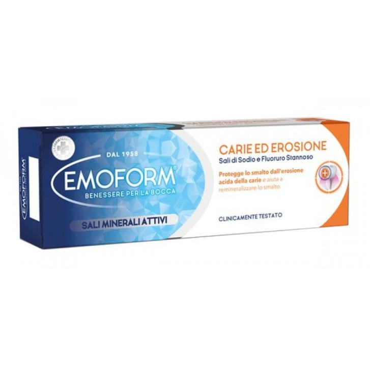 Emoform Carie Ed Erosione Dentifricio 75ml - Polifarma Benessere