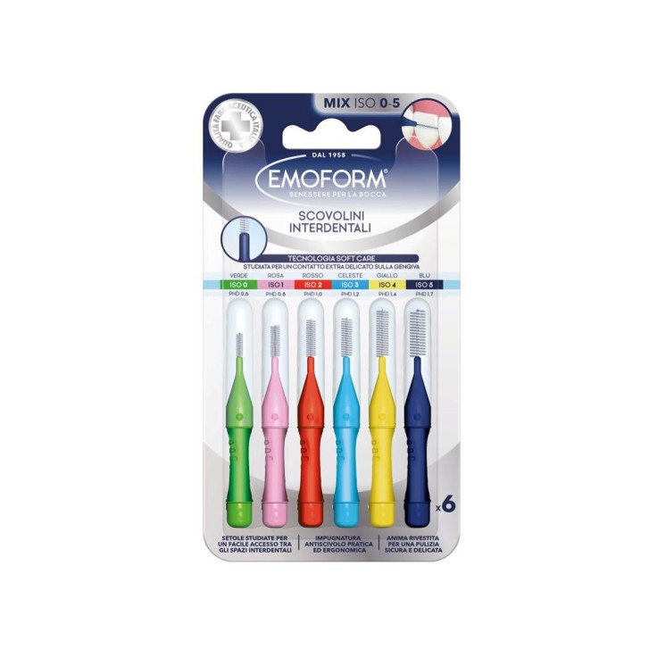 Scovolini Interdentali Mix 6 Pezzi - Emoform