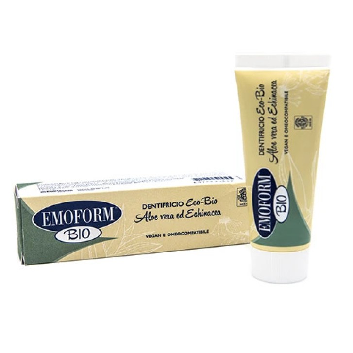 Dentifricio Bio con Aloe Vera ed Echinacea 75ml - Emoform