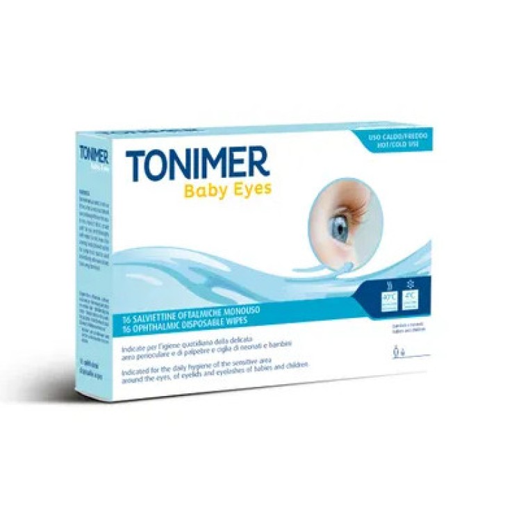 Tonimer Eyes Baby Salviettine Oftalmiche Monouso 16 Pezzi - Tonimer Tonimer Eyes Baby Salviettine Oftalmiche Monouso 16 Pezzi - Tonimer