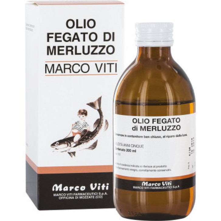 Olio di Fegato di Merluzzo 200 ml - Marco Viti
