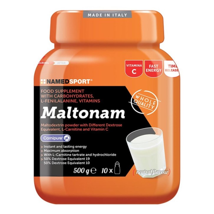 Maltonam Named Sport Integratore Energetico in Polvere 500g - NAMED