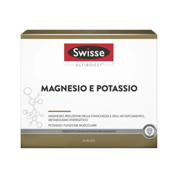 Swisse Magnesio e Potassio Integratore Sali Minerali - 24 Buste Swisse Magnesio e Potassio Integratore Sali Minerali - 24 Buste
