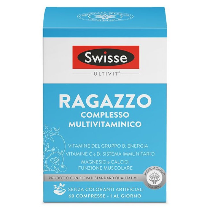 Swisse Multivitaminico Ragazzo Integratore per Adolescenti 60 Compresse - Swisse Swisse Multivitaminico Ragazzo Integratore per Adolescenti 60 Compresse - Swisse