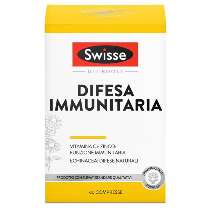 Difesa Immunitaria Integratore con Vitamina C, Echinacea 60 Compresse - Swisse Difesa Immunitaria Integratore con Vitamina C, Echinacea 60 Compresse - Swisse