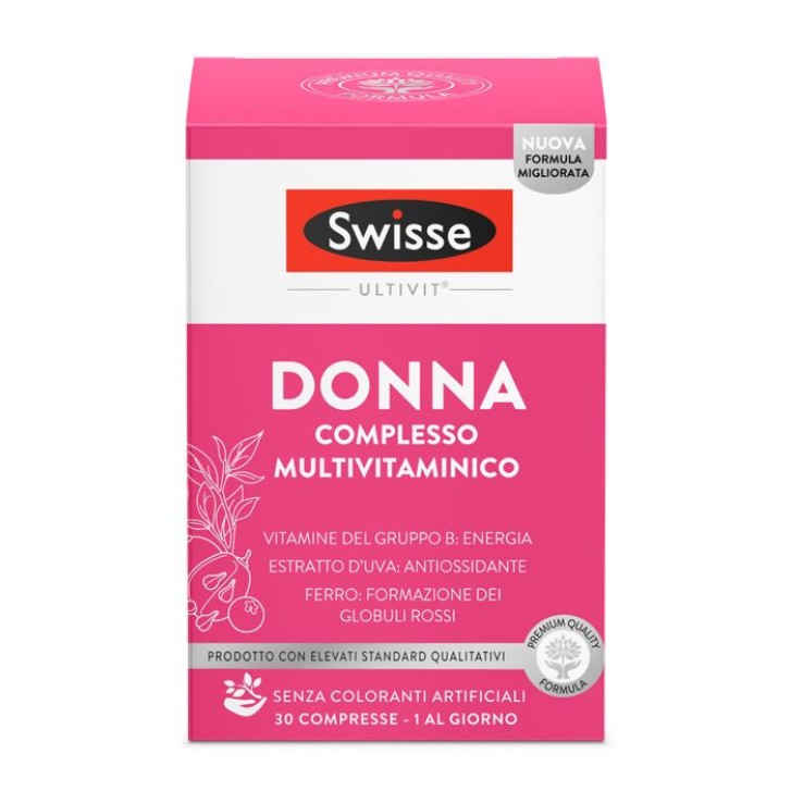 Multivitaminico Donna Integratore in Compresse 30 Unità - Swisse