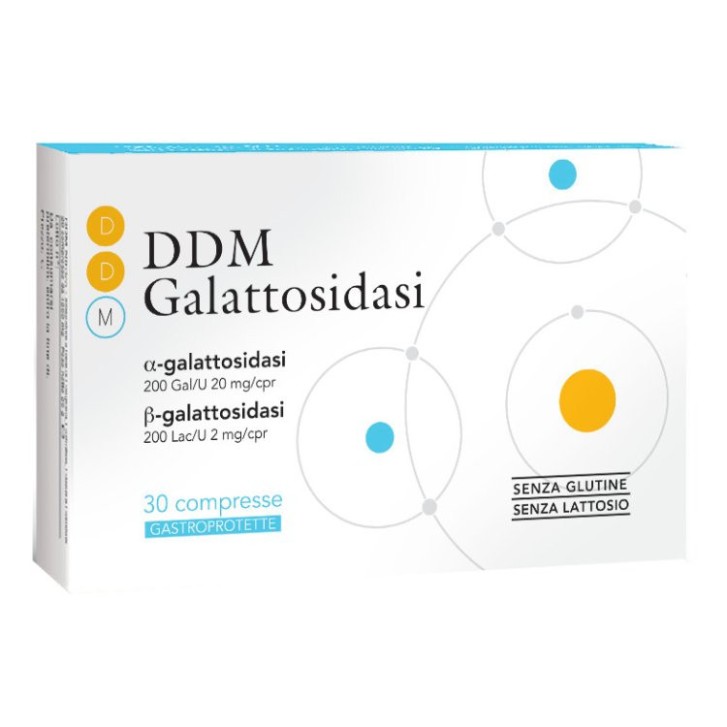 DDM Galattosidasi Integratore Alimentare Benessere Digestivo 30 Compresse - Omeopiacenza