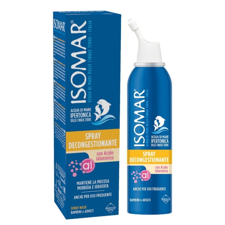 Isomar Spray Decongestionante con Acido Ialuronico 100ml - Isomar