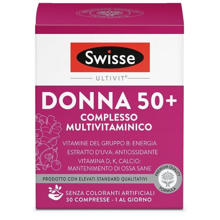 Swisse Multivitaminico D 50+ Integratore, 30 compresse - Swisse Swisse Multivitaminico D 50+ Integratore, 30 compresse - Swisse