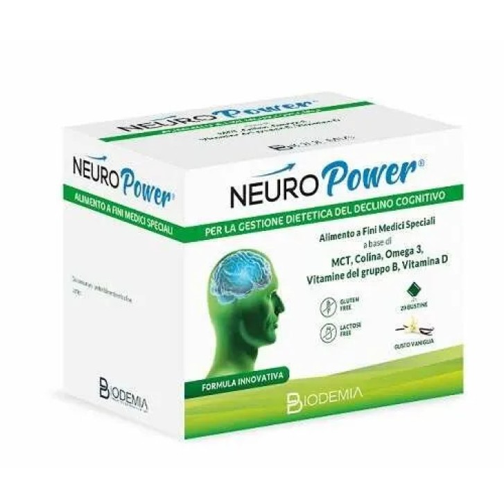 NeuroPower Integratore Supporto Cognitivo 20 Bustine - Biodemia NeuroPower Integratore Supporto Cognitivo 20 Bustine - Biodemia