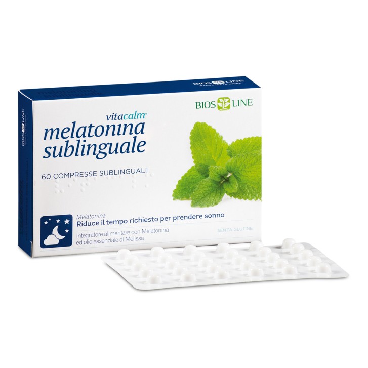 Vitacalm Melatonina Sublinguale, 120 Compresse - Vitacalm