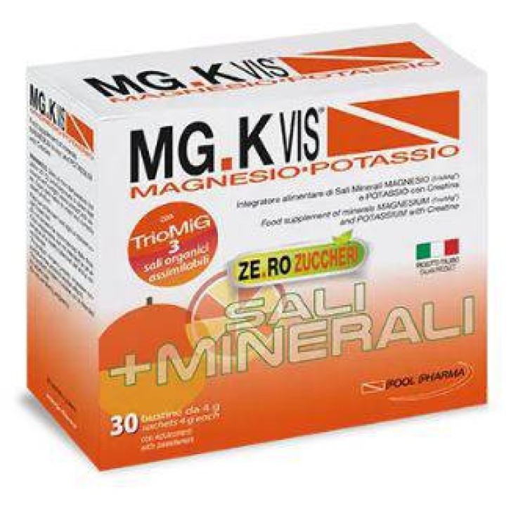 Mgk Vis Orange Zero Zuccheri Integratore Sali Minerali 15 Bustine - MGK-VIS Mgk Vis Orange Zero Zuccheri Integratore Sali Minerali 15 Bustine - MGK-VIS