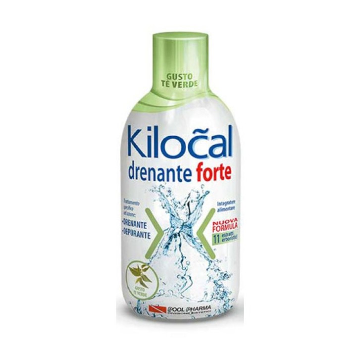 Kilocal Drenante Forte Integratore Drenante Thè Verde 500ml - Kilocal