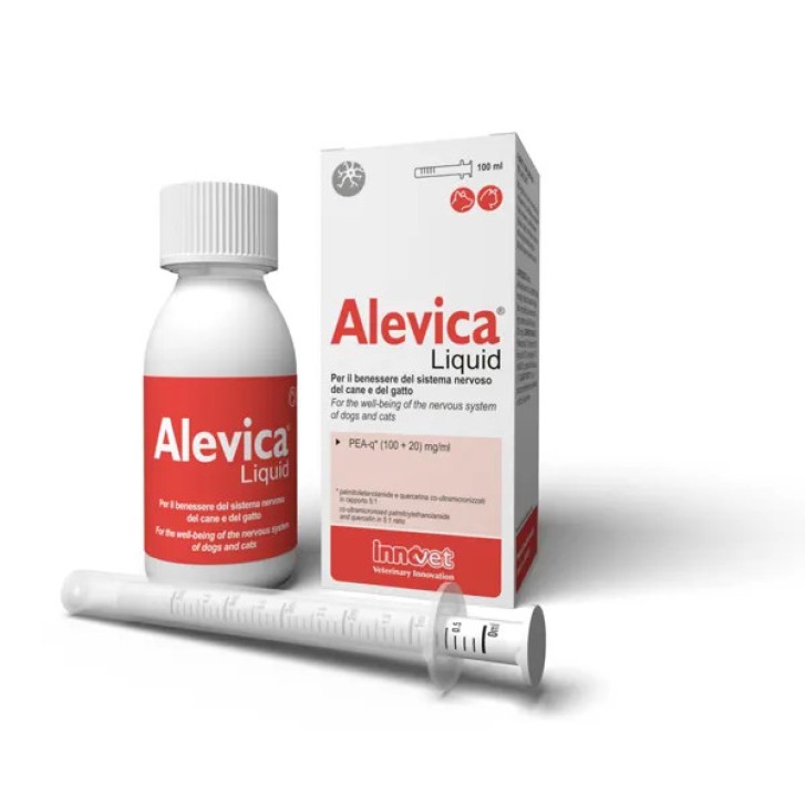 Alevica Liquid Mangime Complementare per Cani e Gatti 100ml - Innovet Alevica Liquid Mangime Complementare per Cani e Gatti 100ml - Innovet