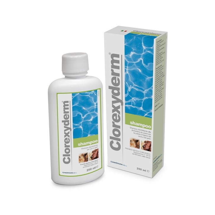 Clorexyderm Shampoo Disinfettante Cani e Gatti 250ml - Clorexyderm Clorexyderm Shampoo Disinfettante Cani e Gatti 250ml - Clorexyderm