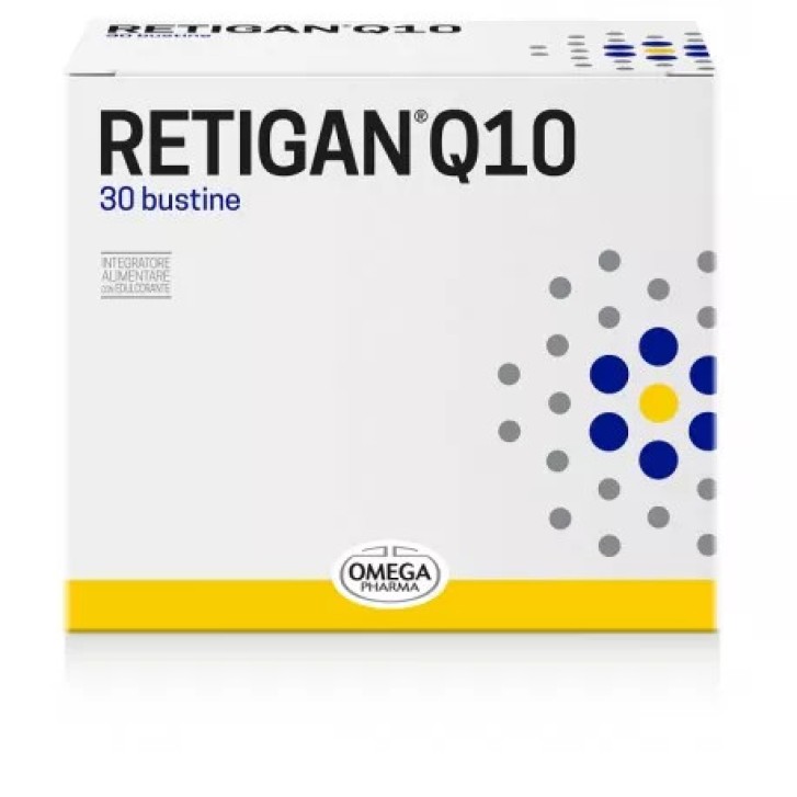 Retigan Q10 Integratore Supporto Nervoso 30 Bustine - Omega Pharma