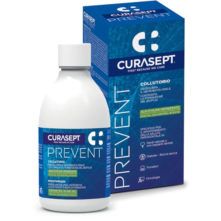 Curasept Prevent Collutorio Riequilibra Microbiota Orale 300 ml - Curasept Curasept Prevent Collutorio Riequilibra Microbiota Orale 300 ml - Curasept