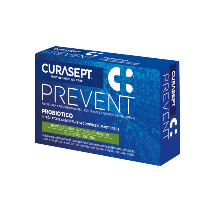 Curasept Prevent Probiotico Compresse Masticabili 14 Pezzi - Curasept
