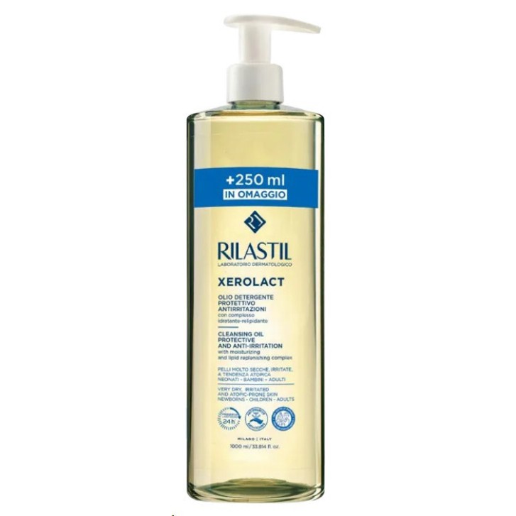 Rilastil Xerolact Olio Detergente Protettivo Antirritazioni 1000ml - Rilastil Rilastil Xerolact Olio Detergente Protettivo Antirritazioni 1000ml - Rilastil
