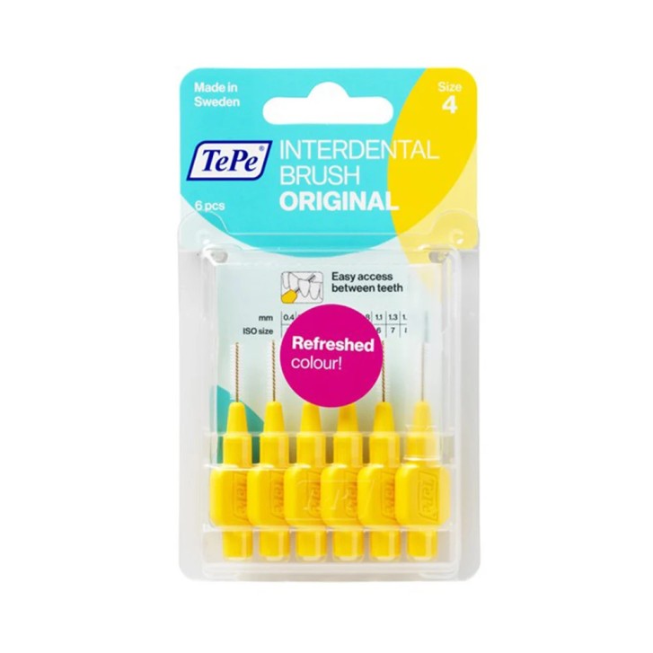 TePe Scovolino Giallo 0,7 mm Misura 4 - TePe