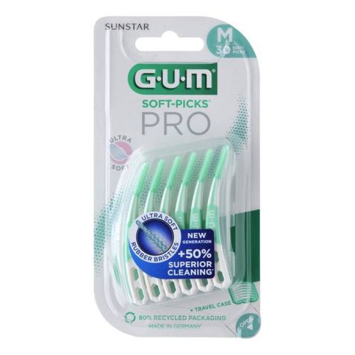 Gum Soft-Picks Pro Medium Scovolini Interdentali 30 Pezzi - Gum
