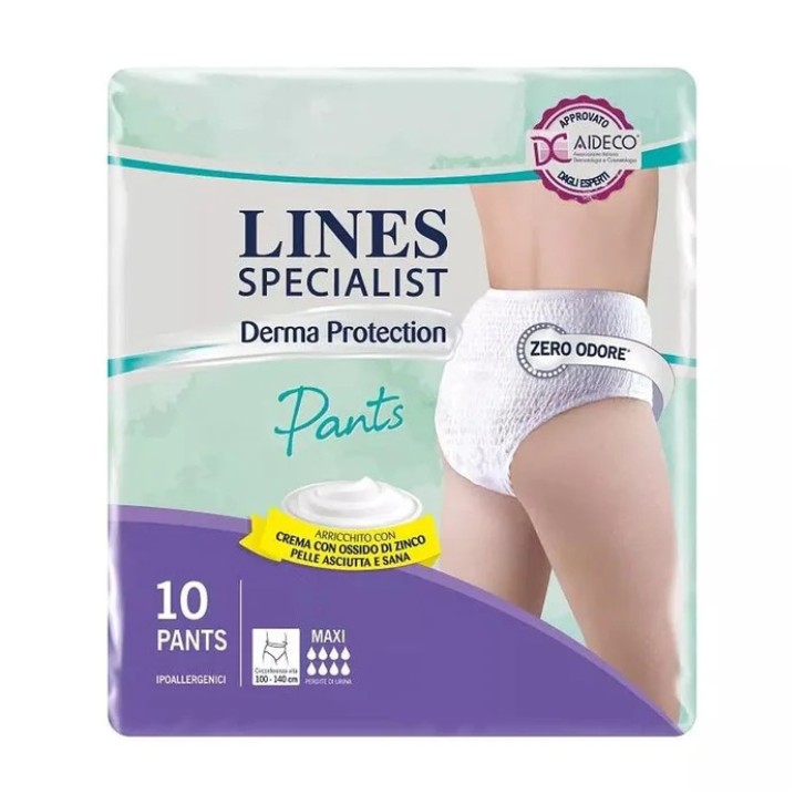 Lines Specialist Derma Pants Maxi Taglia M 10 Pannoloni - Lines