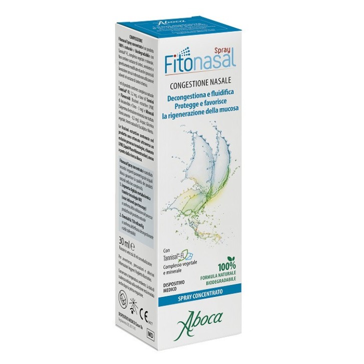 Fitonasal Spray Concentrato Decongestionante Nasale 30ml - Aboca