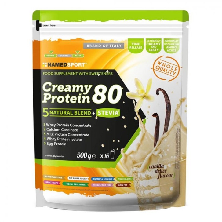 Creamy Protein Vanilla Delice Integratore Proteico 500 g - NAMED