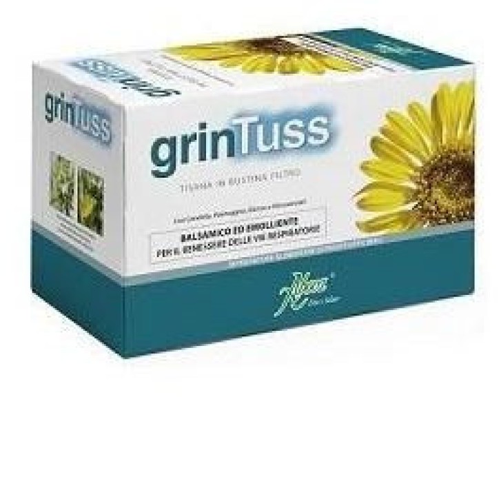 Grintuss Tisana per Benessere Vie Respiratorie 20 Bustine Filtro - Aboca Grintuss Tisana per Benessere Vie Respiratorie 20 Bustine Filtro - Aboca