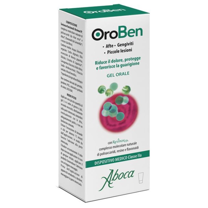 Oroben Gel Orale per Afte e Lesioni - 15ml