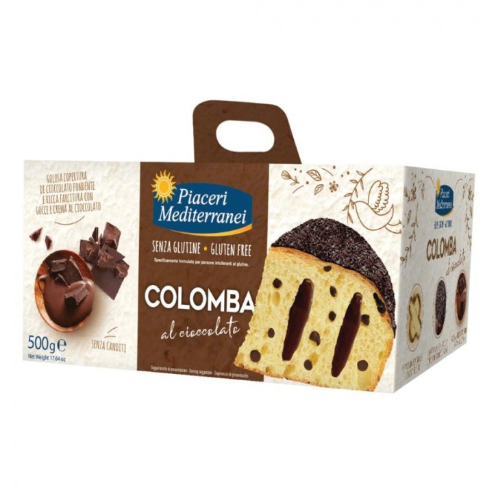 Colomba Cioccolato 500g - Piaceri Mediterranei Colomba Cioccolato 500g - Piaceri Mediterranei