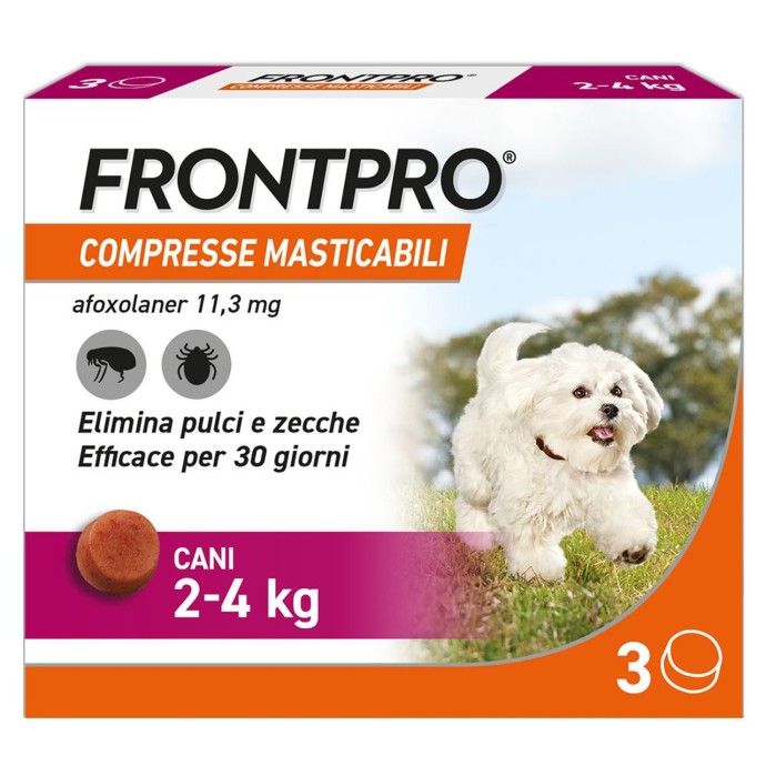 Frontpro Compresse Masticabili per Cani 2-4 kg - Frontpro