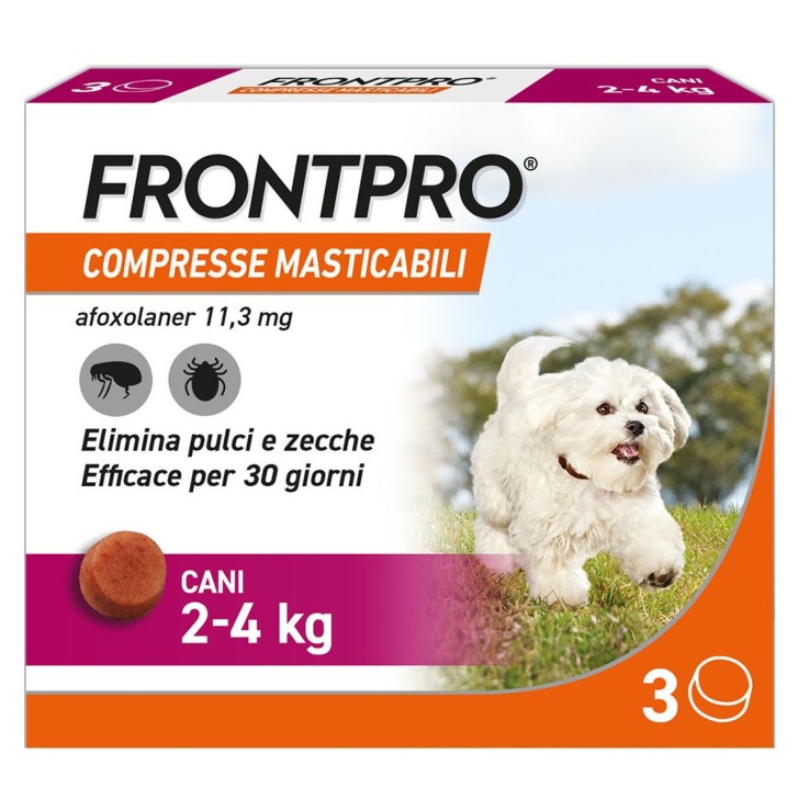 Frontpro Compresse Masticabili per Cani 2-4 kg - Frontpro