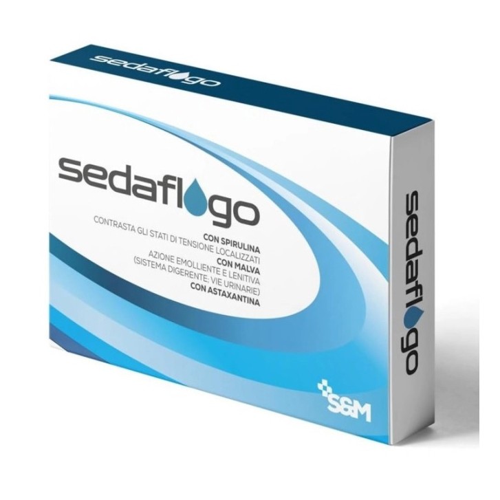 Sedaflogo Integratore con Spirulina Malva e Salice 30 Compresse Filmate - Sedaflogo